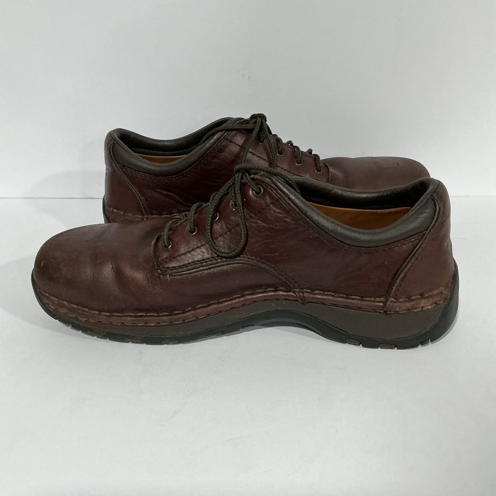 Red Wing Safety Toe Shoes 6704 Mens Shoes 9.5 Brown Leather Work Slip Resistant - Picture 6 of 9